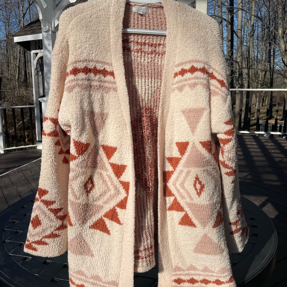 Super soft sweater tan background
